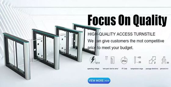 주문 방향 표시등과 LED 조명이 있어 통과 상태를 명확하게 보여주고 사용자 경험을 향상시키는 스피드 게이트 턴스타일 online manufacture