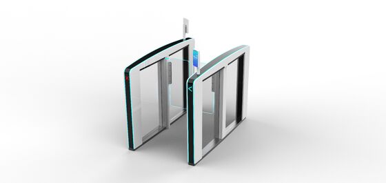 주문 공항을 위한 호리호리한 단 하나 개찰구 하이테크 진보된 속도 문 백색 색깔 online manufacture