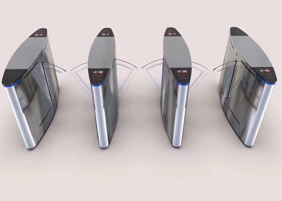 주문 장애인용 보행자 직접 구동 316SS 플랩 배리어 턴스타일 online manufacture