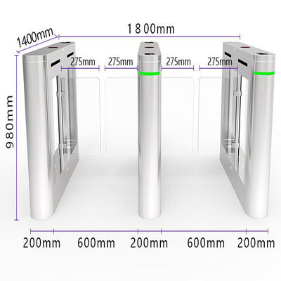 주문 600mm 차선 AC220V 양방향 스윙 배리언트 턴스타일 online manufacture
