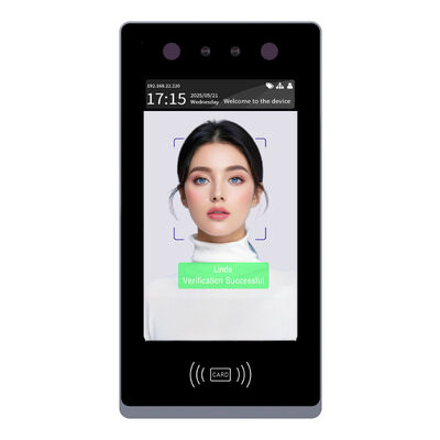 좋은 가격 7인치 터치 스크린 생체 시간 관람 시스템 및 얼굴 인식 터미널 및 벽 장착 / 게이트 설치 온라인으로