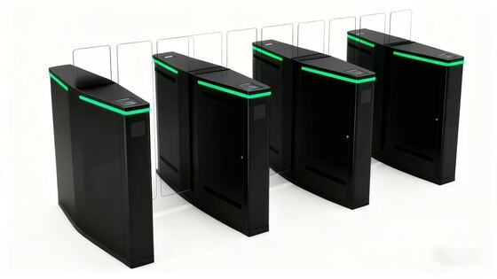 좋은 가격 공항용 카드 리더 액세스 제어 기능이 있는 반높이 유리 슬라이딩 스피드 게이트 턴스타일 온라인으로