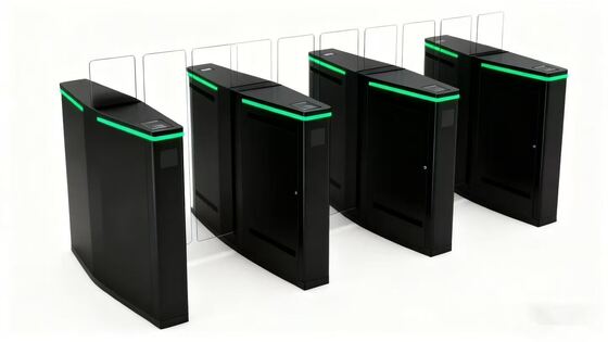 좋은 가격 RFID 카드 리더 슬라이딩 도어 회전식 개찰구 사무실 건물 강화 유리 풀 하이트 온라인으로