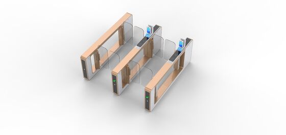 좋은 가격 Gloden Color  Subway Station's AB Anti Tailgating Ticket Checking Gates Turnstiles 온라인으로