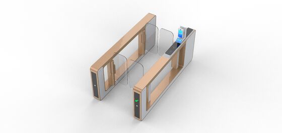 좋은 가격 Airport  Full Height  AB Swing Turnstile Gate Security Entrance With Gloden Color 온라인으로